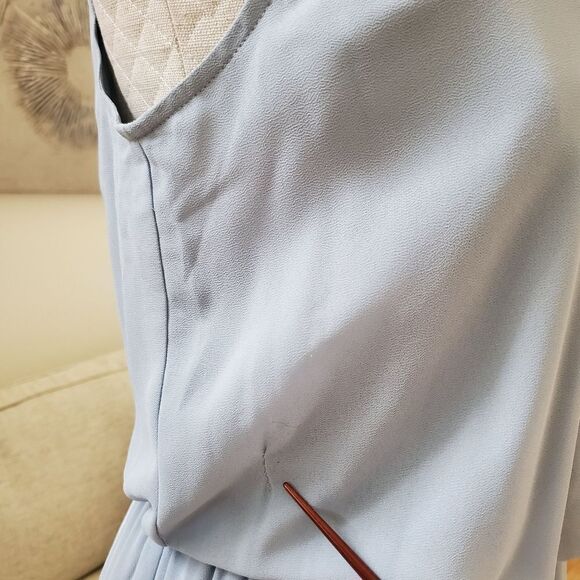 Show Me Your Mumu 'Kendall' Maxi Dress - size Large in Steel Blue - Picture 14 of 14